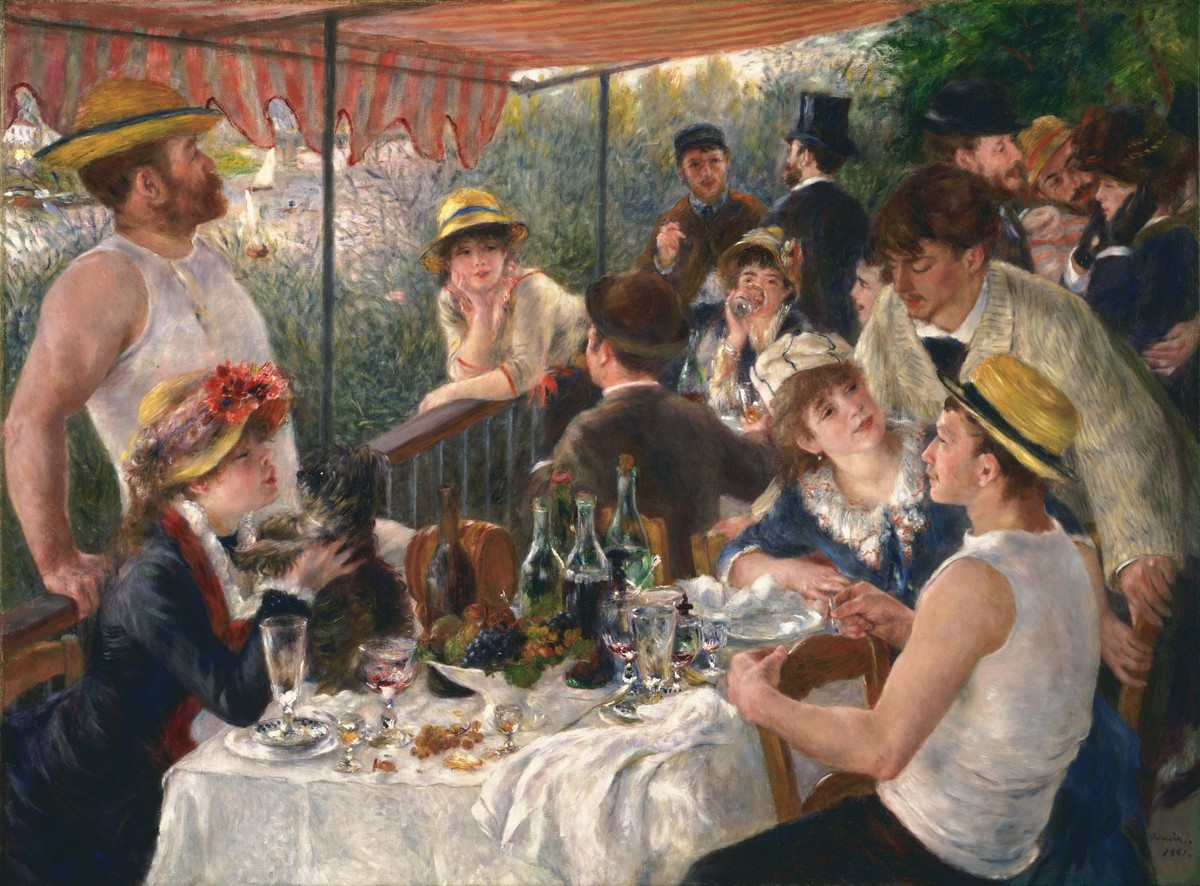 The Luncheon of the Boating Party by Pierre-Auguste Renoir