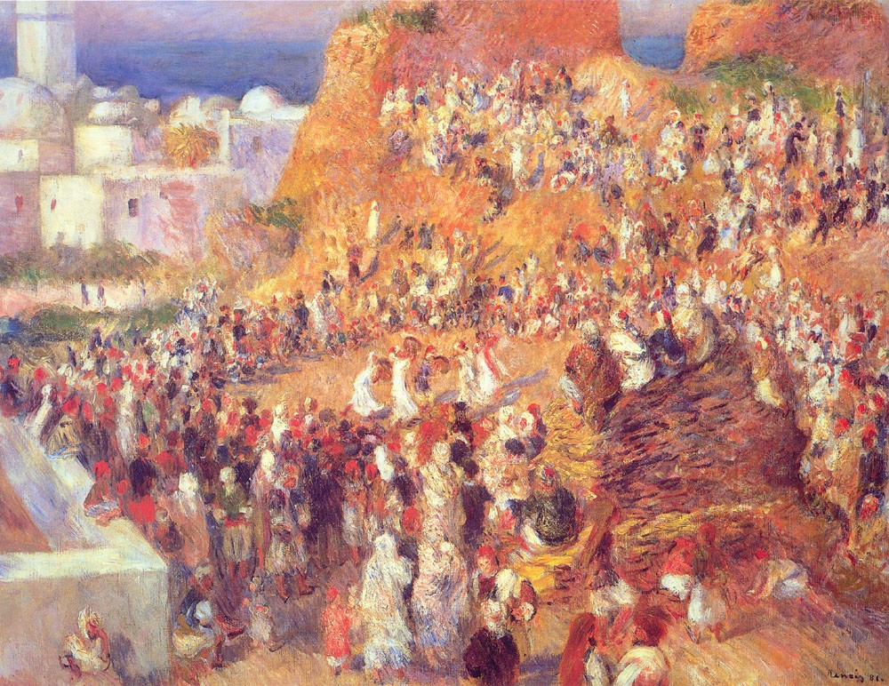 The Mosque Arab Holiday (The Casbah) by Pierre-Auguste Renoir