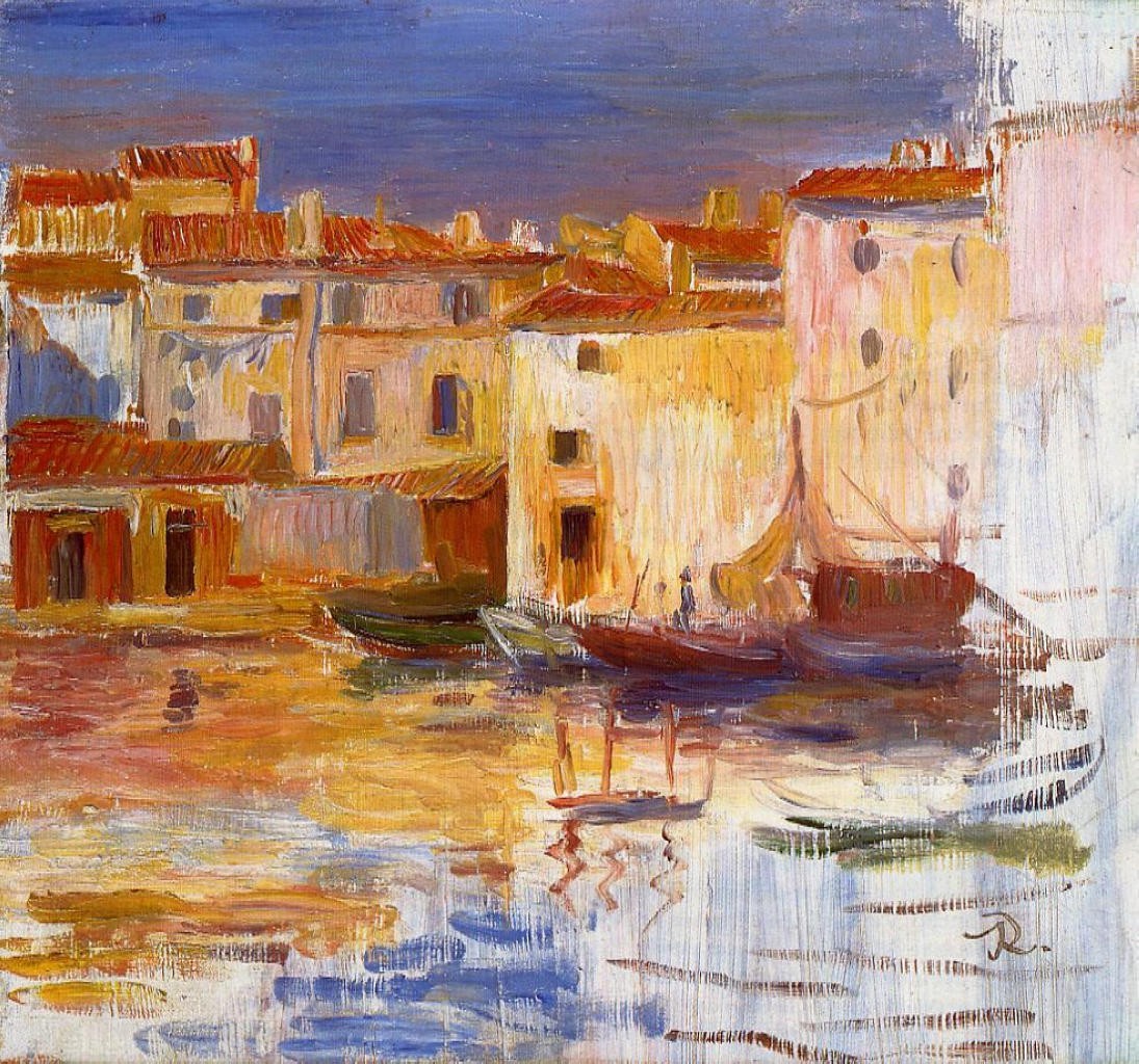 The Port of Martigues by Pierre-Auguste Renoir