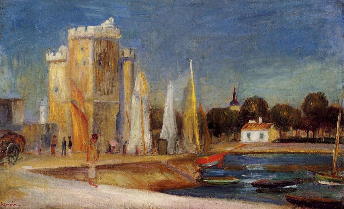 The Port of Rochelle by Pierre-Auguste Renoir