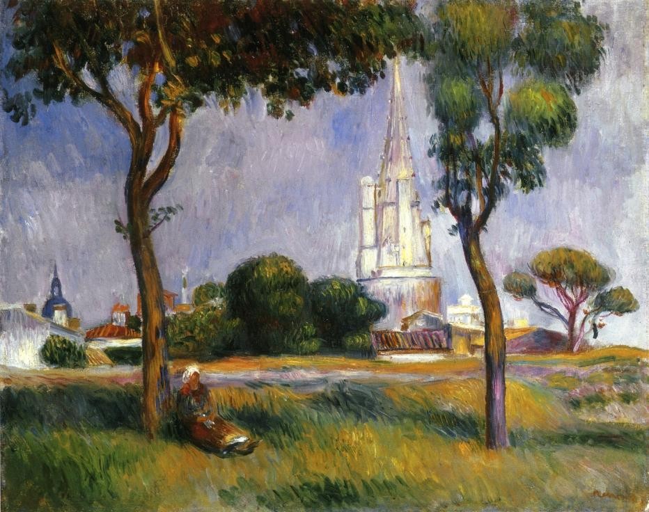 The Powder Magazine at La Rochelle by Pierre-Auguste Renoir