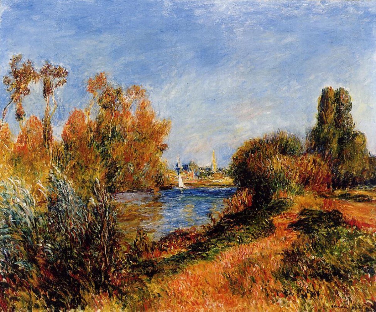 The Seine at Argenteuil by Pierre-Auguste Renoir