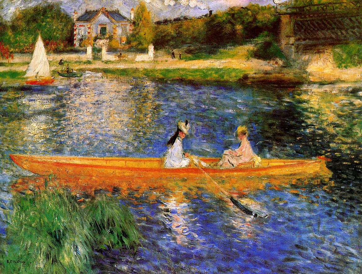 The Seine at Asnieres (The Skiff) by Pierre-Auguste Renoir