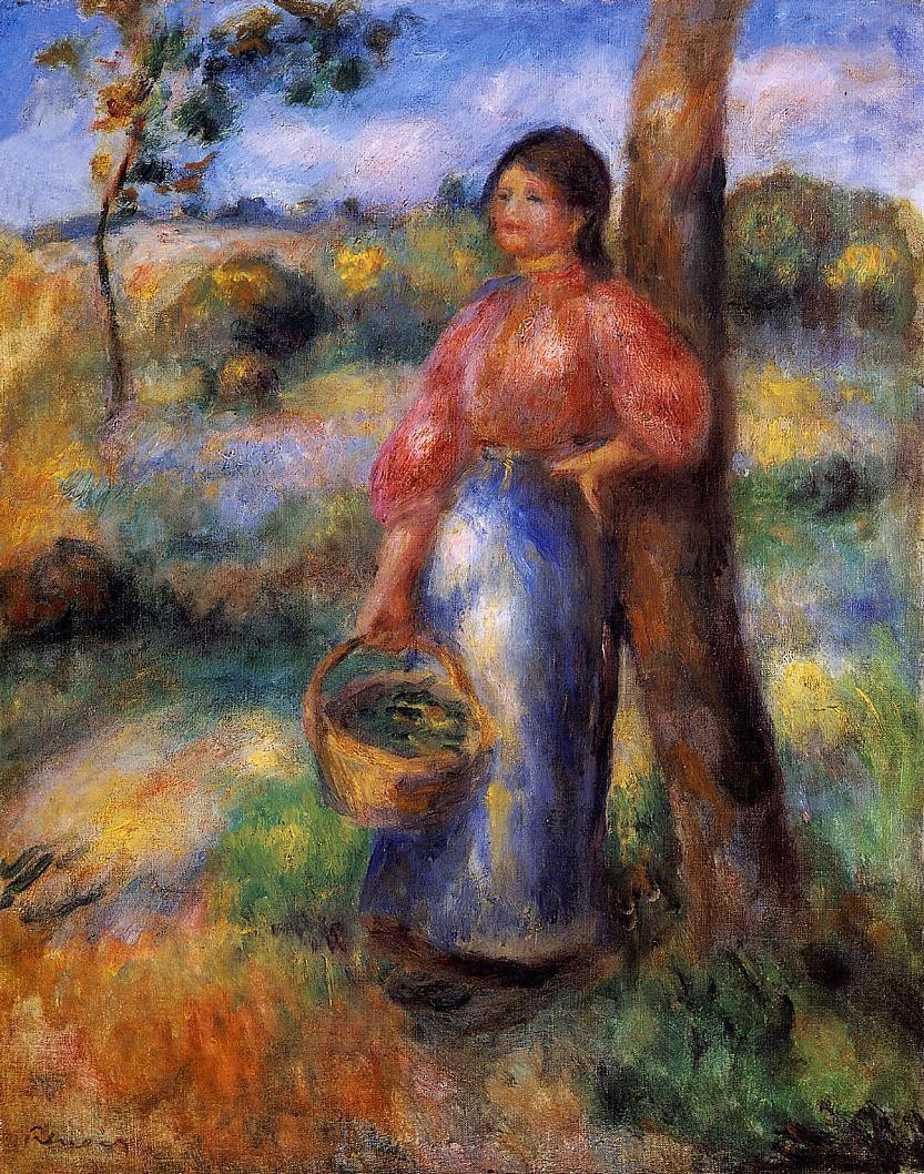 The Shepherdess by Pierre-Auguste Renoir