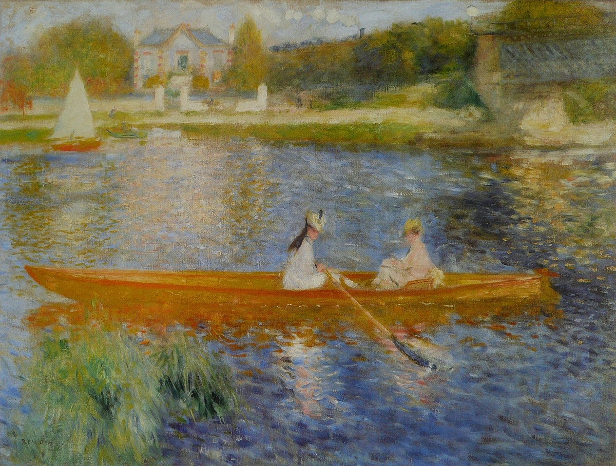The Skiff (La Yole) by Pierre-Auguste Renoir