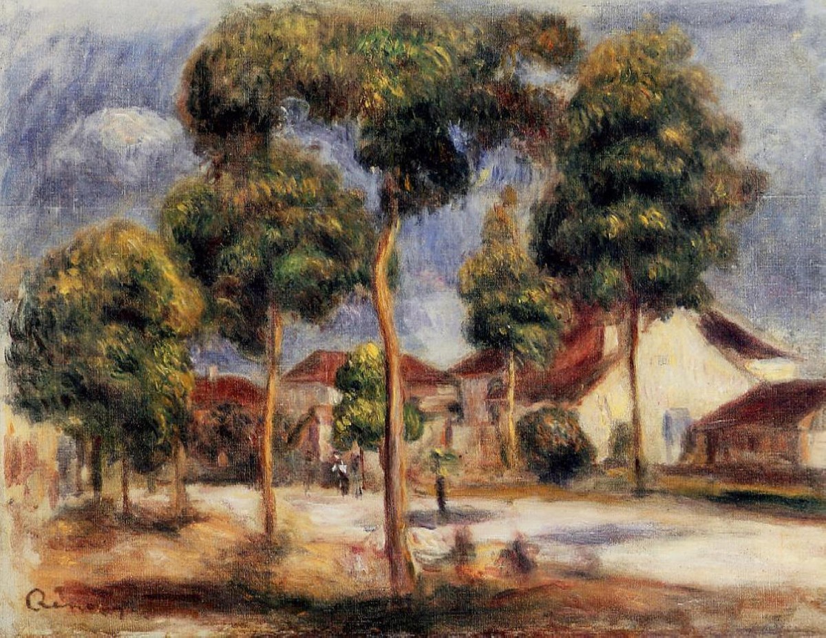 The Sunny Street by Pierre-Auguste Renoir