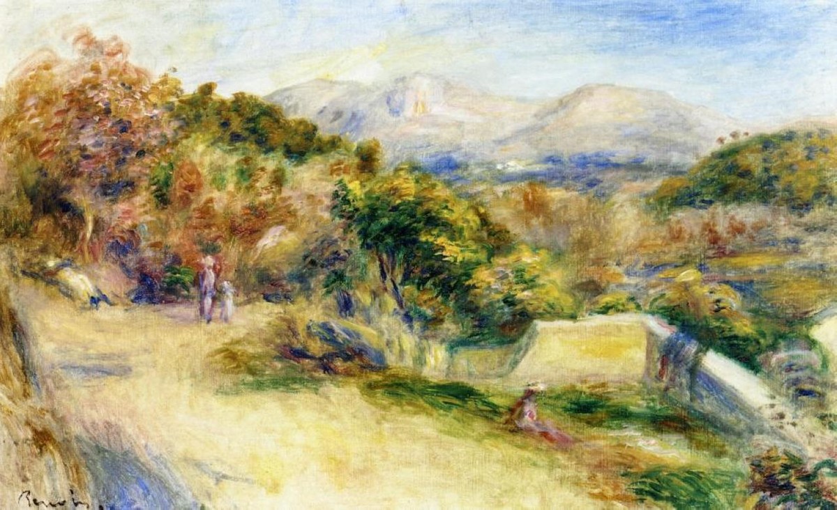 The View from Collettes by Pierre-Auguste Renoir
