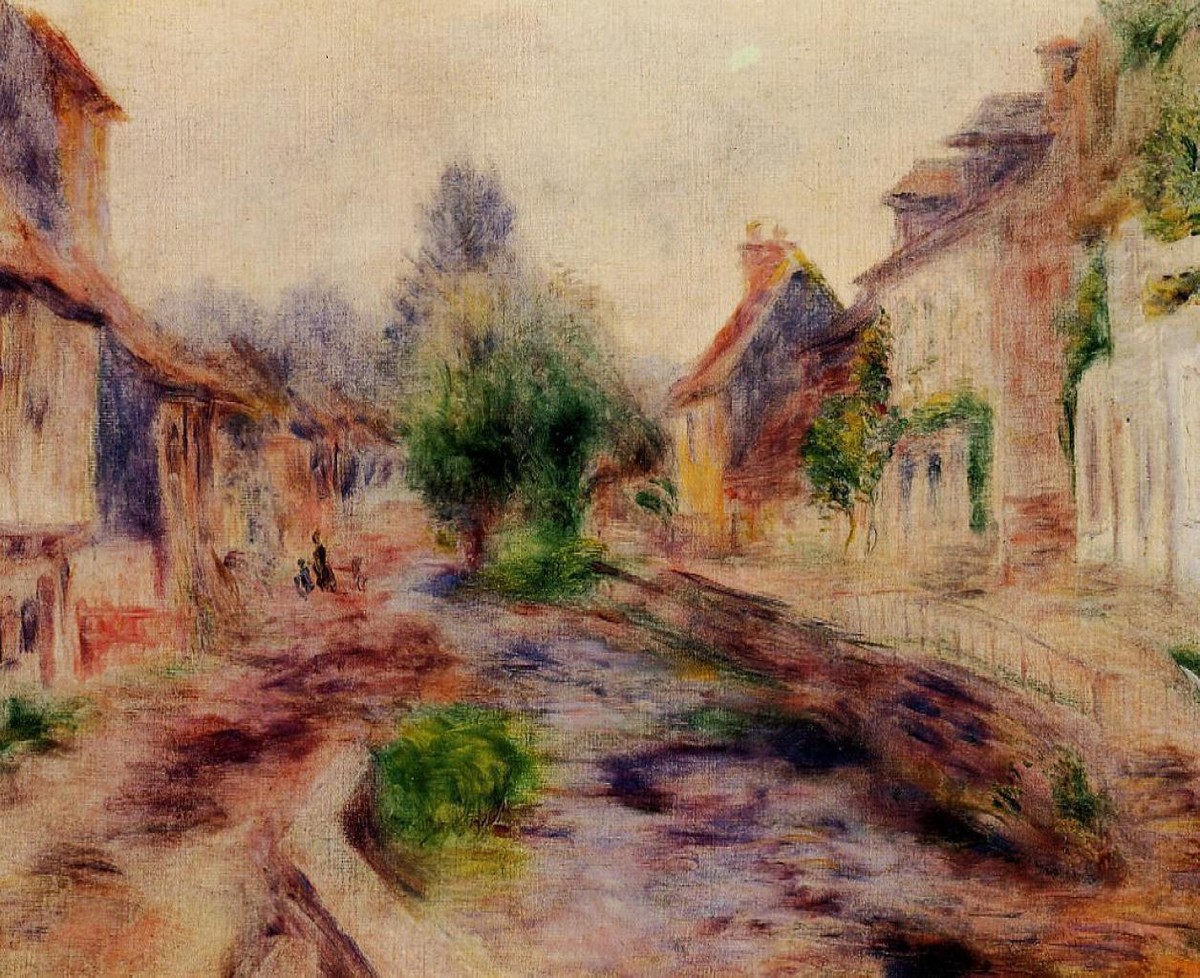 The Village by Pierre-Auguste Renoir