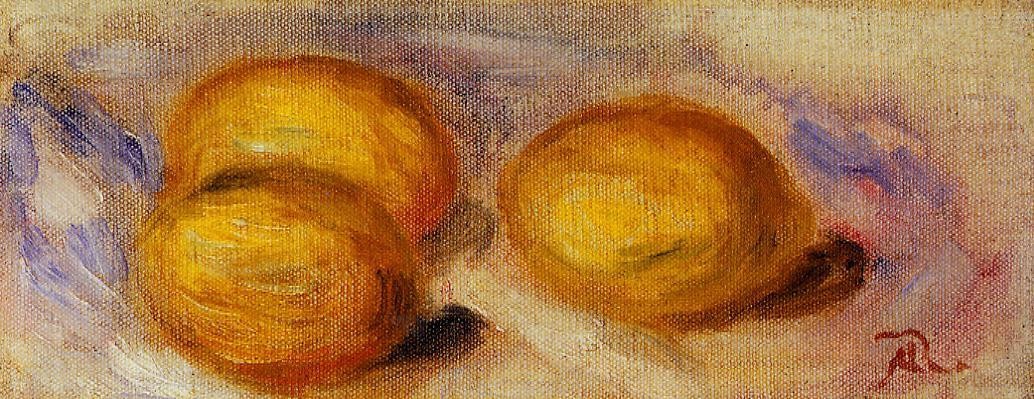 Three Lemons by Pierre-Auguste Renoir