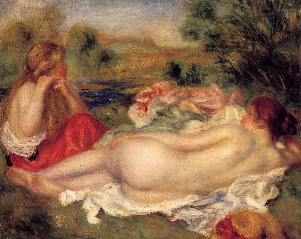 Two Bathers by Pierre-Auguste Renoir