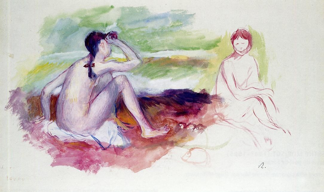 Two Bathers by Pierre-Auguste Renoir