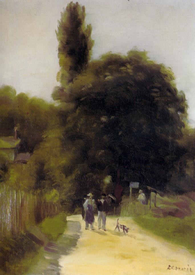 Two Figures in a Landscape by Pierre-Auguste Renoir