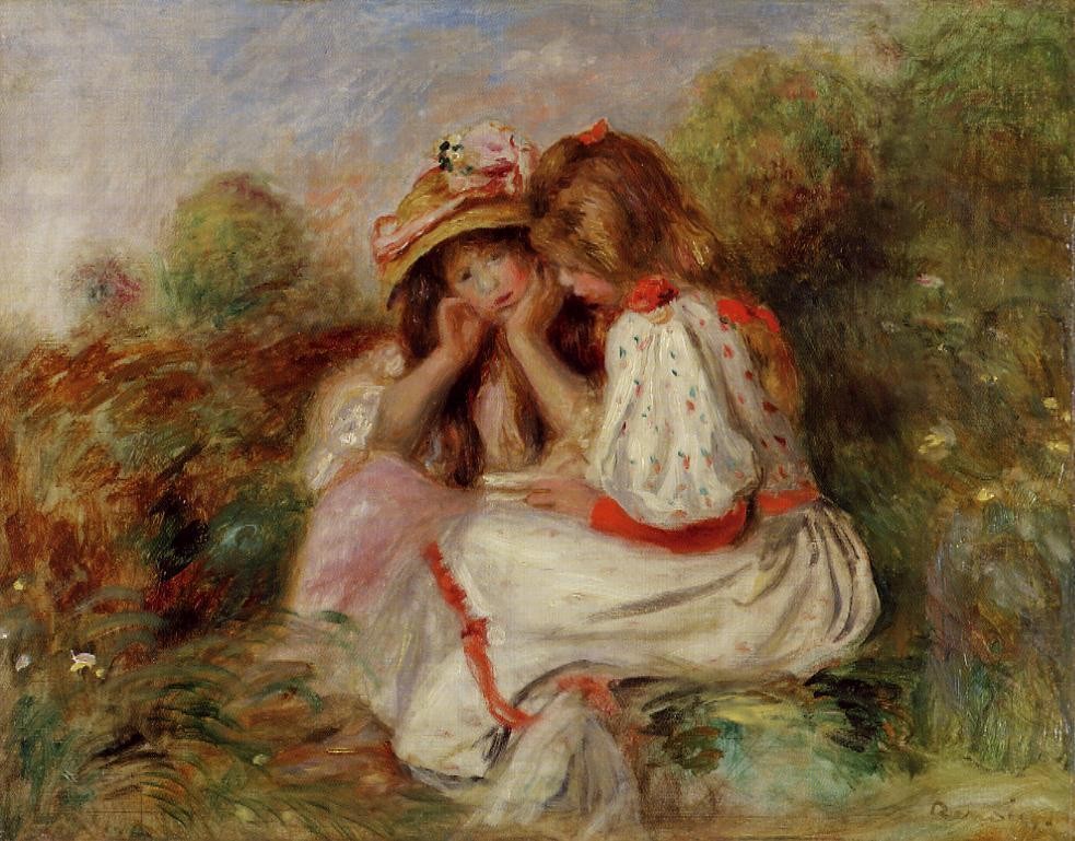 Two Little Girls by Pierre-Auguste Renoir