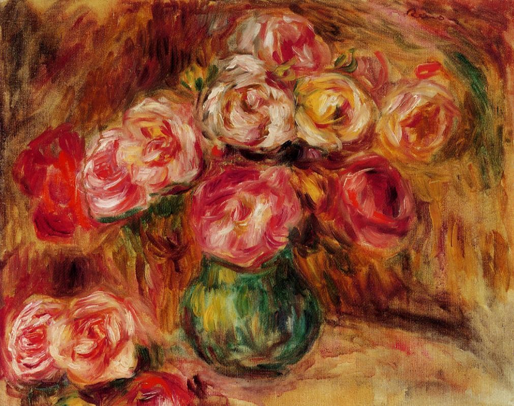 Vase of Flowers by Pierre-Auguste Renoir