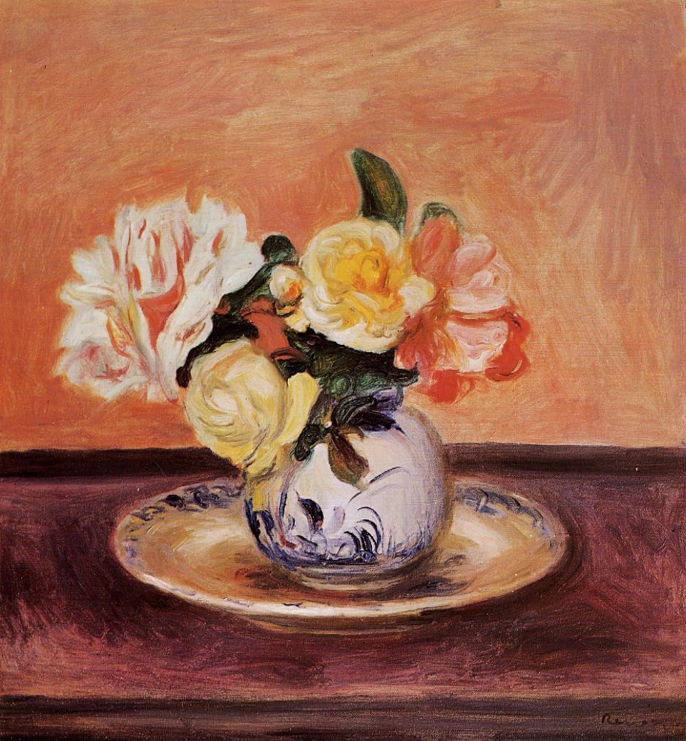 Vase of Flowers by Pierre-Auguste Renoir