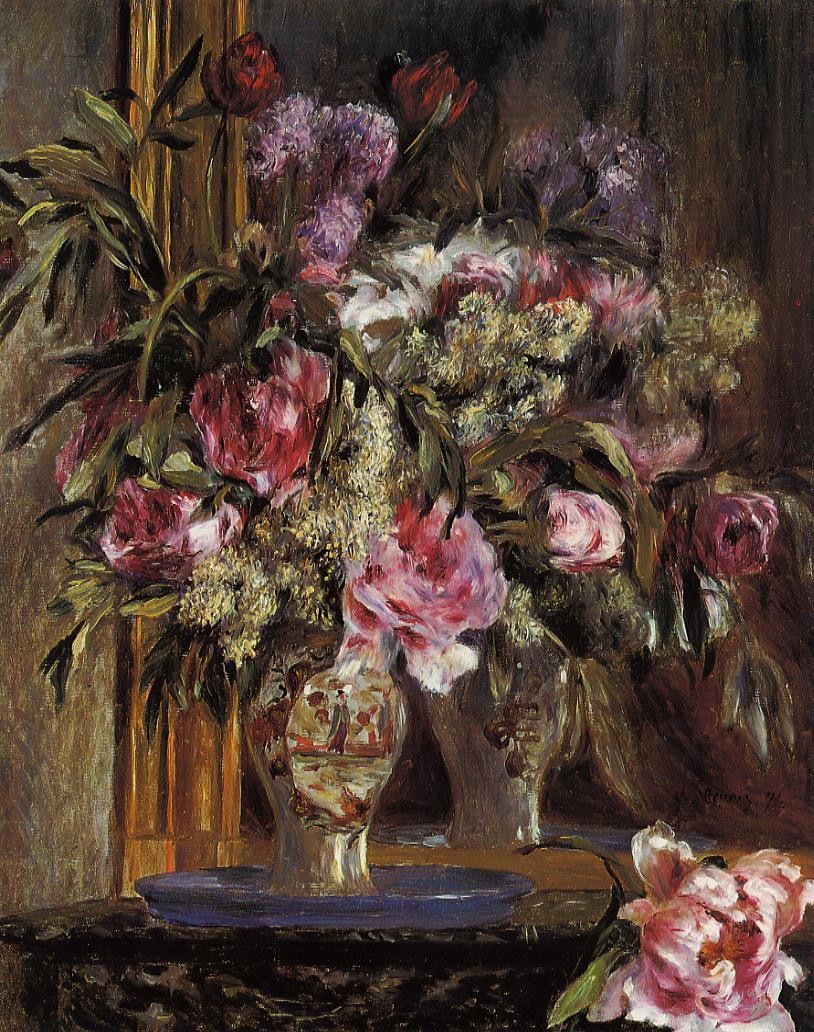 Vase of Flowers by Pierre-Auguste Renoir