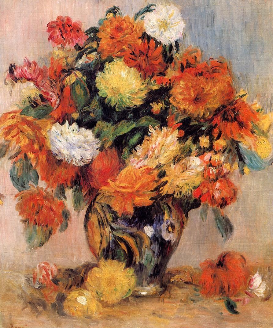 Vase of Flowers by Pierre-Auguste Renoir