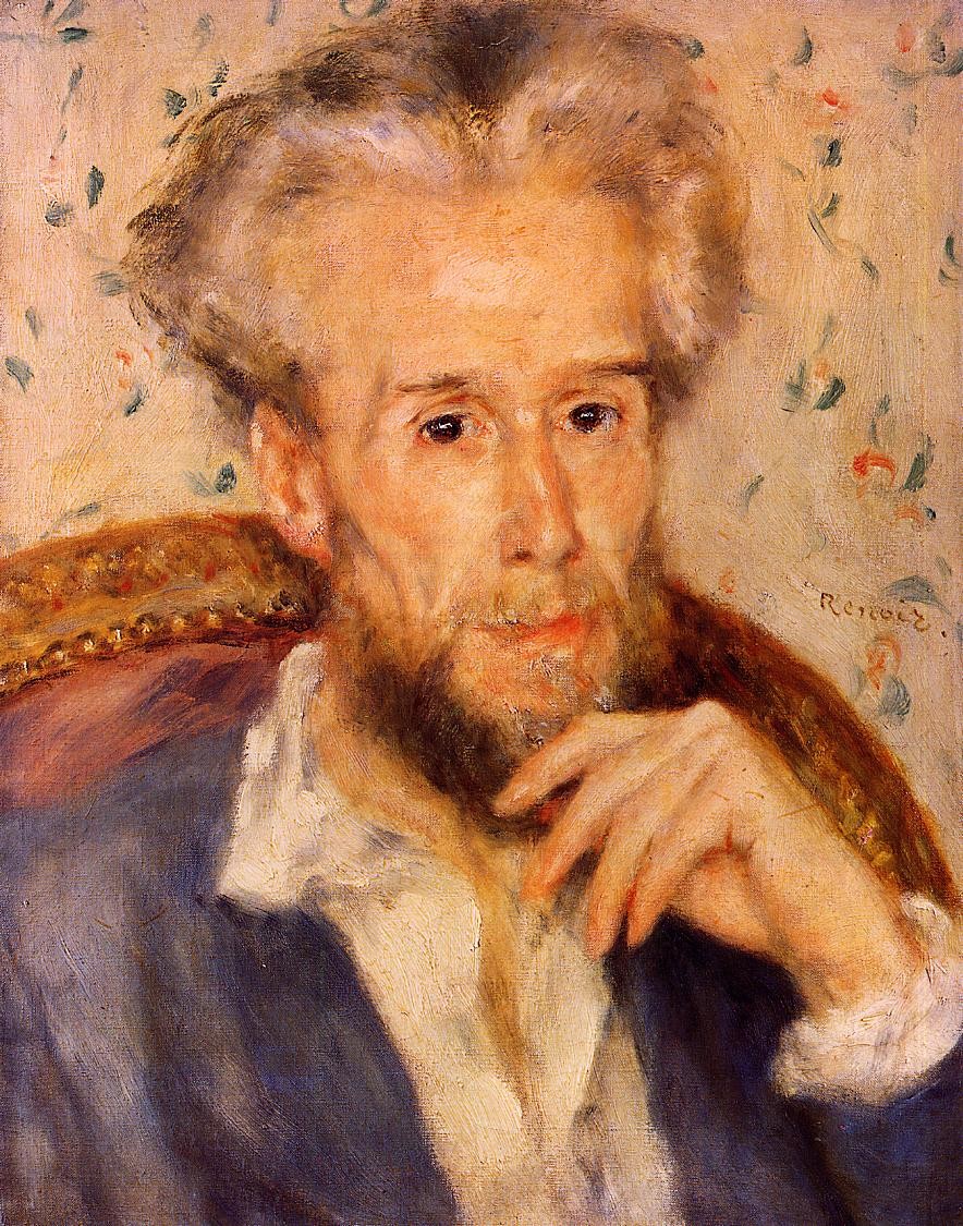 Victor Chocquet by Pierre-Auguste Renoir