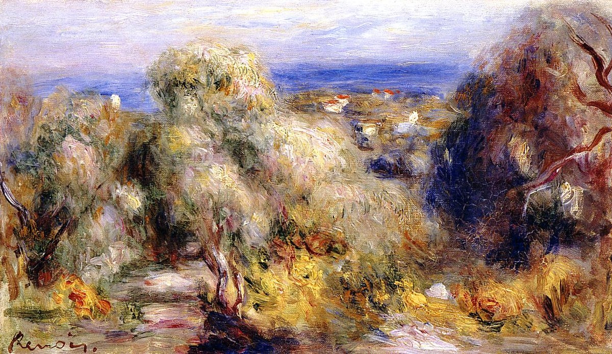 View of Cannet by Pierre-Auguste Renoir