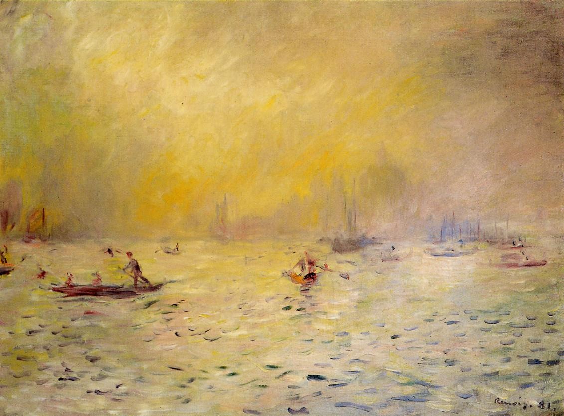 View of Venice, Fog by Pierre-Auguste Renoir