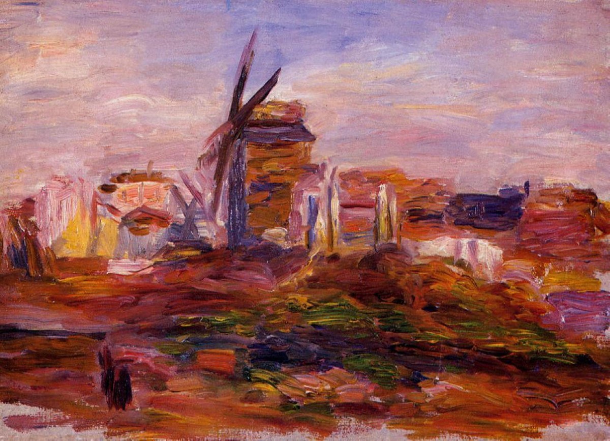 Windmill by Pierre-Auguste Renoir