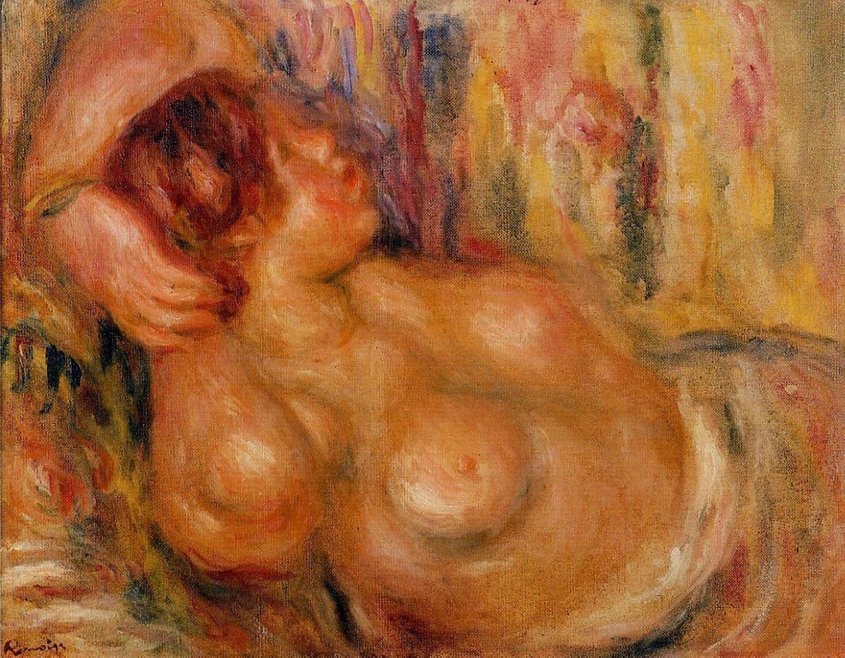 Woman At the Chest by Pierre-Auguste Renoir