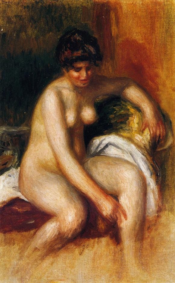 Woman in an Interior by Pierre-Auguste Renoir
