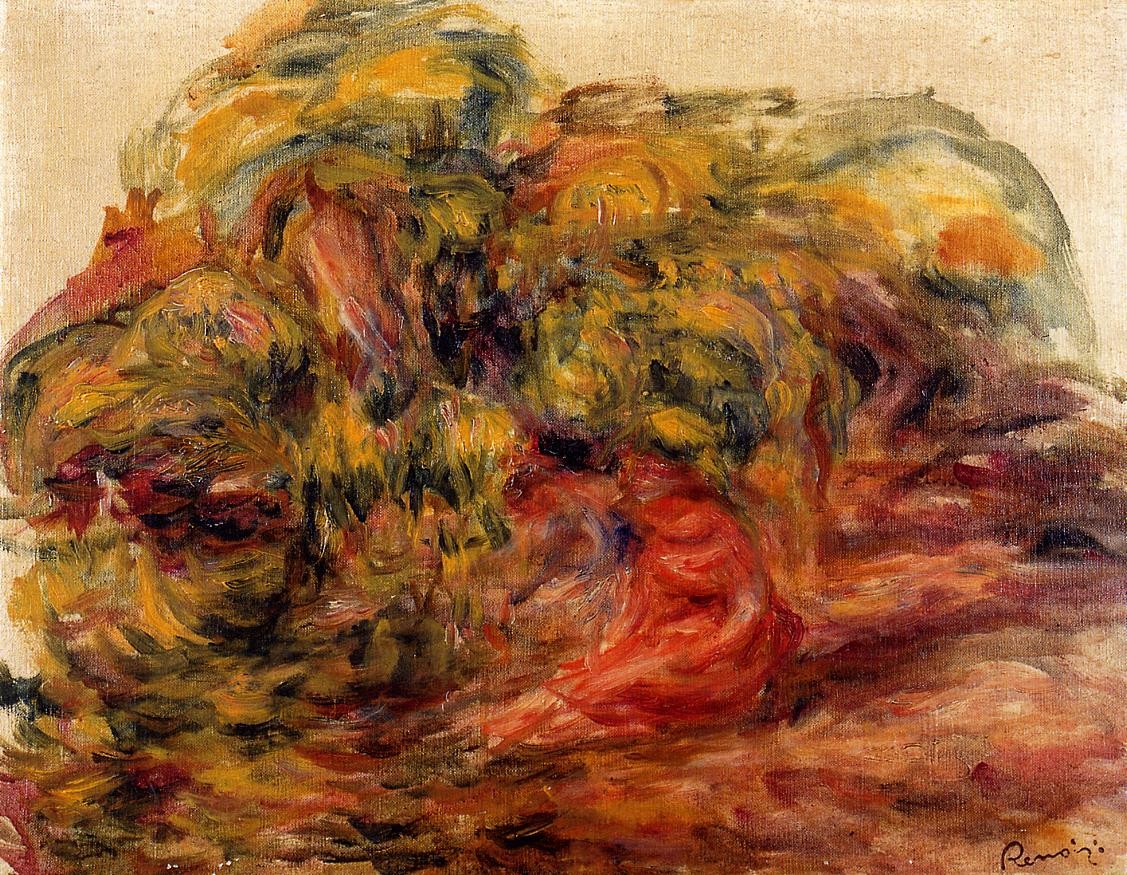 Woman in the Garden at Collettes by Pierre-Auguste Renoir
