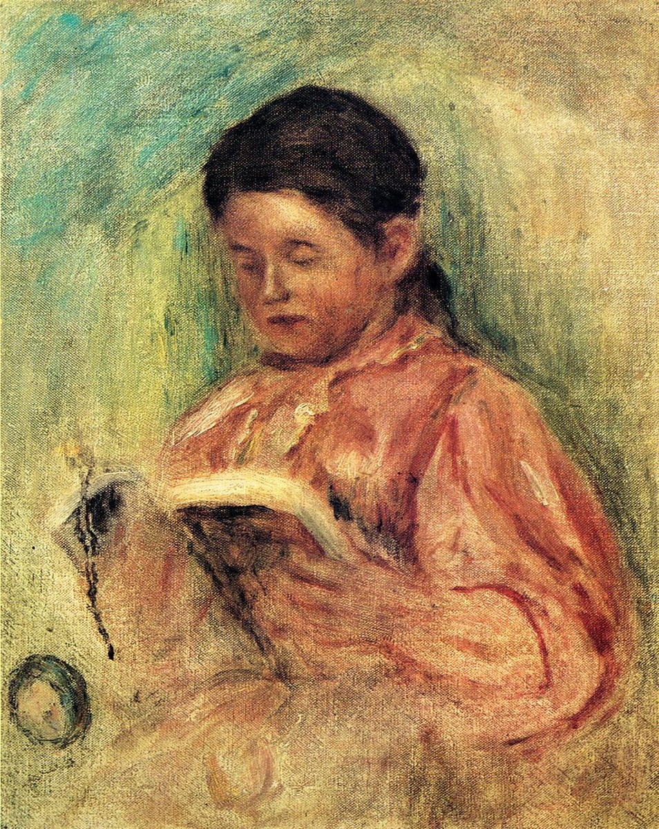 Woman Reading by Pierre-Auguste Renoir