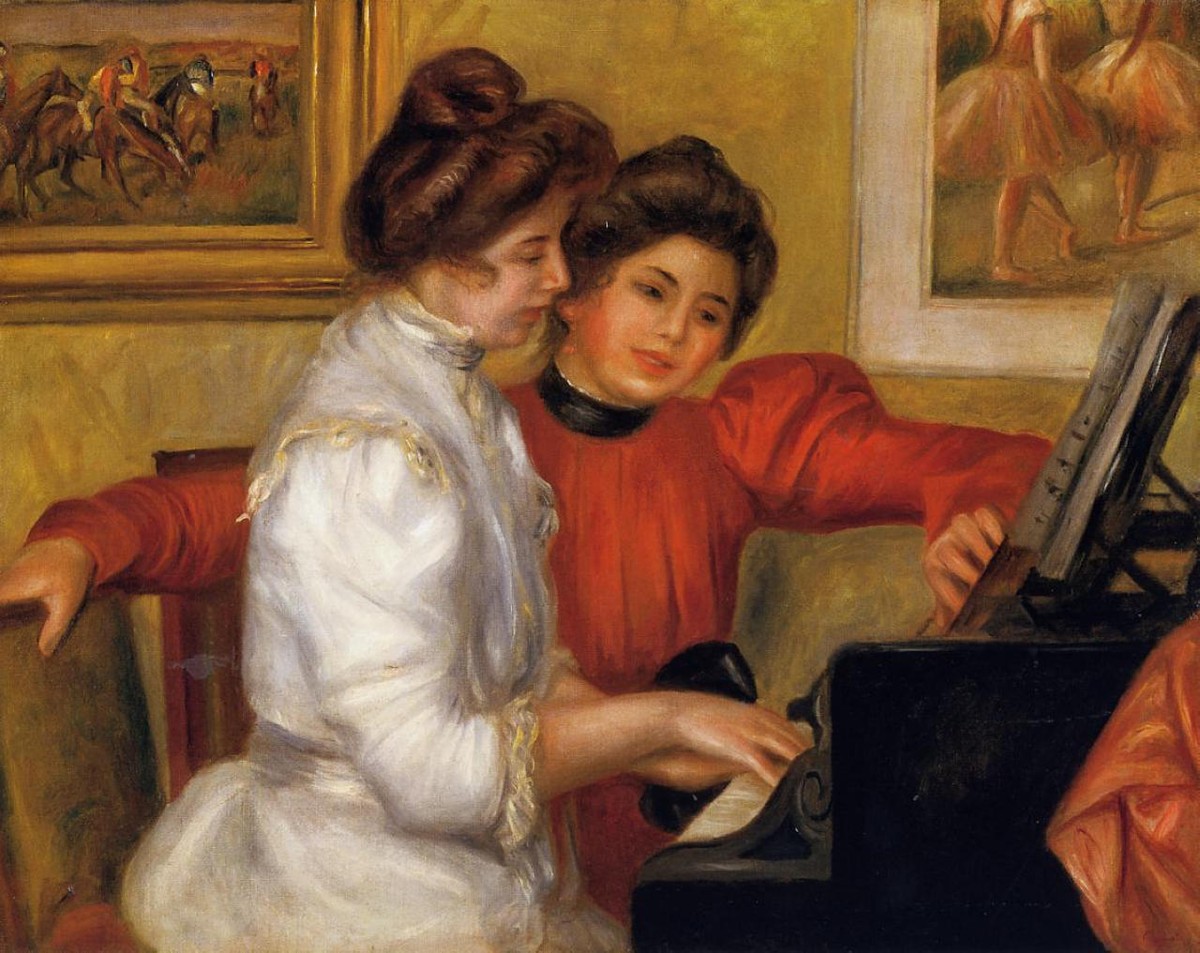Young Girls at the Piano by Pierre-Auguste Renoir