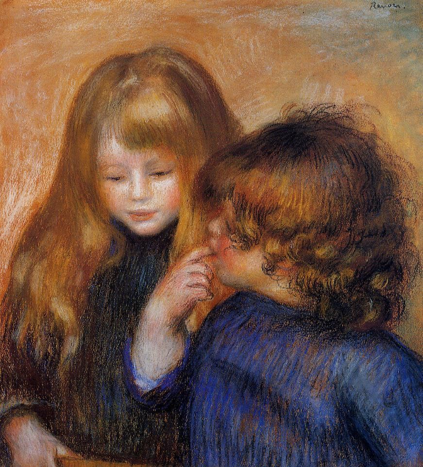 Young gypsy girls by Pierre-Auguste Renoir