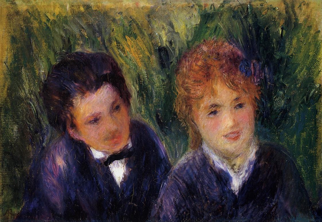 Young Man and Young Woman by Pierre-Auguste Renoir