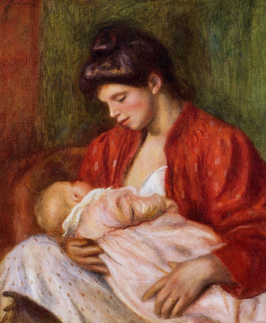 Young Mother by Pierre-Auguste Renoir