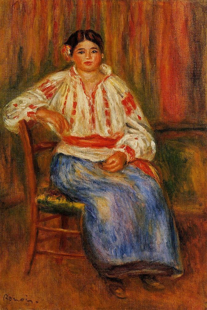 Young Roumanian by Pierre-Auguste Renoir