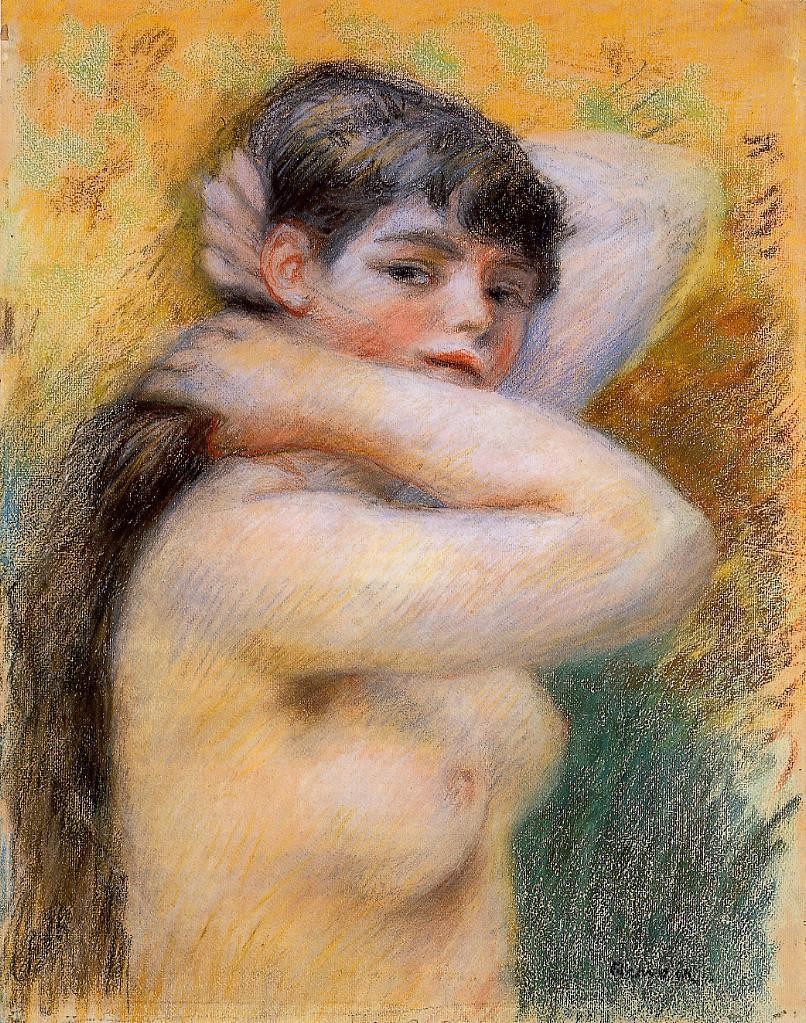 Young Woman at Her Toilette by Pierre-Auguste Renoir