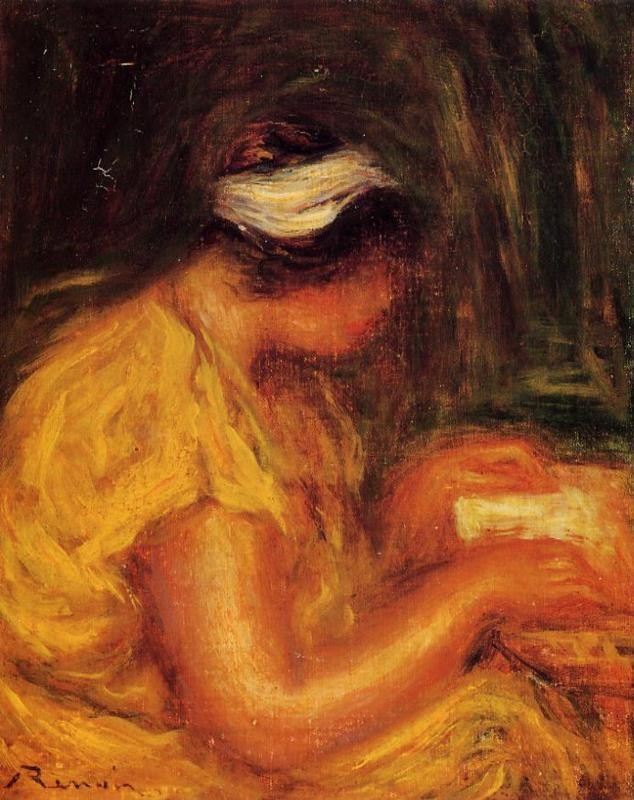 Young Woman Reading by Pierre-Auguste Renoir