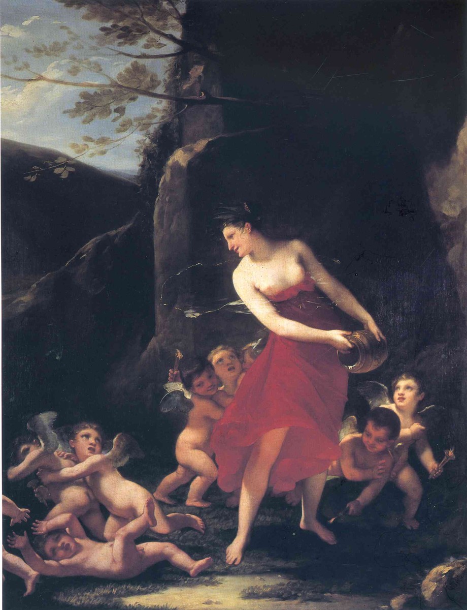 Young Naiad Tickled by the Cupids by Pierre-Paul Prud'hon