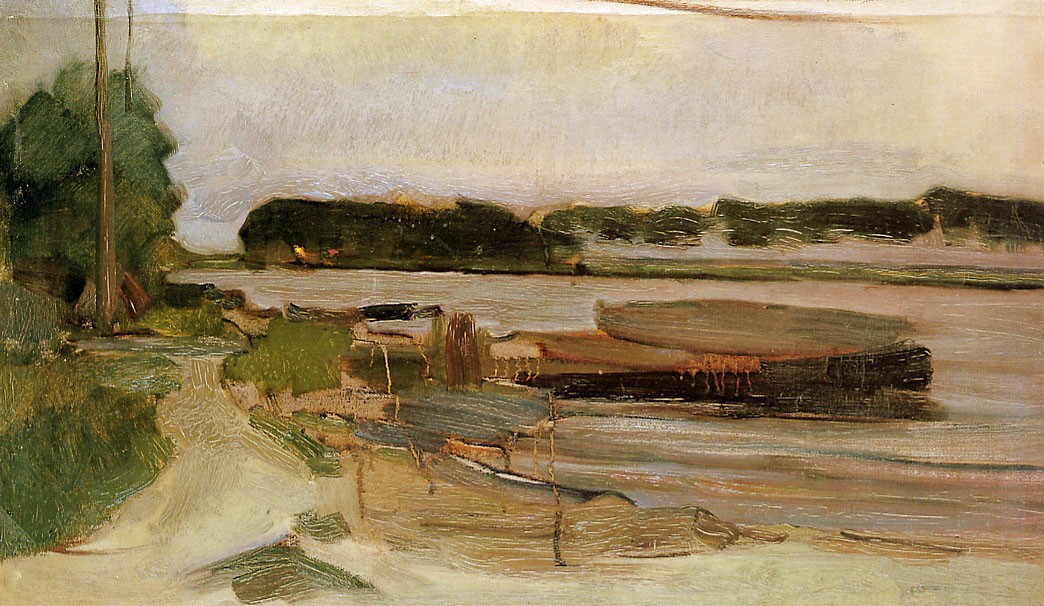 At the Amstel Sun by Piet Mondrian