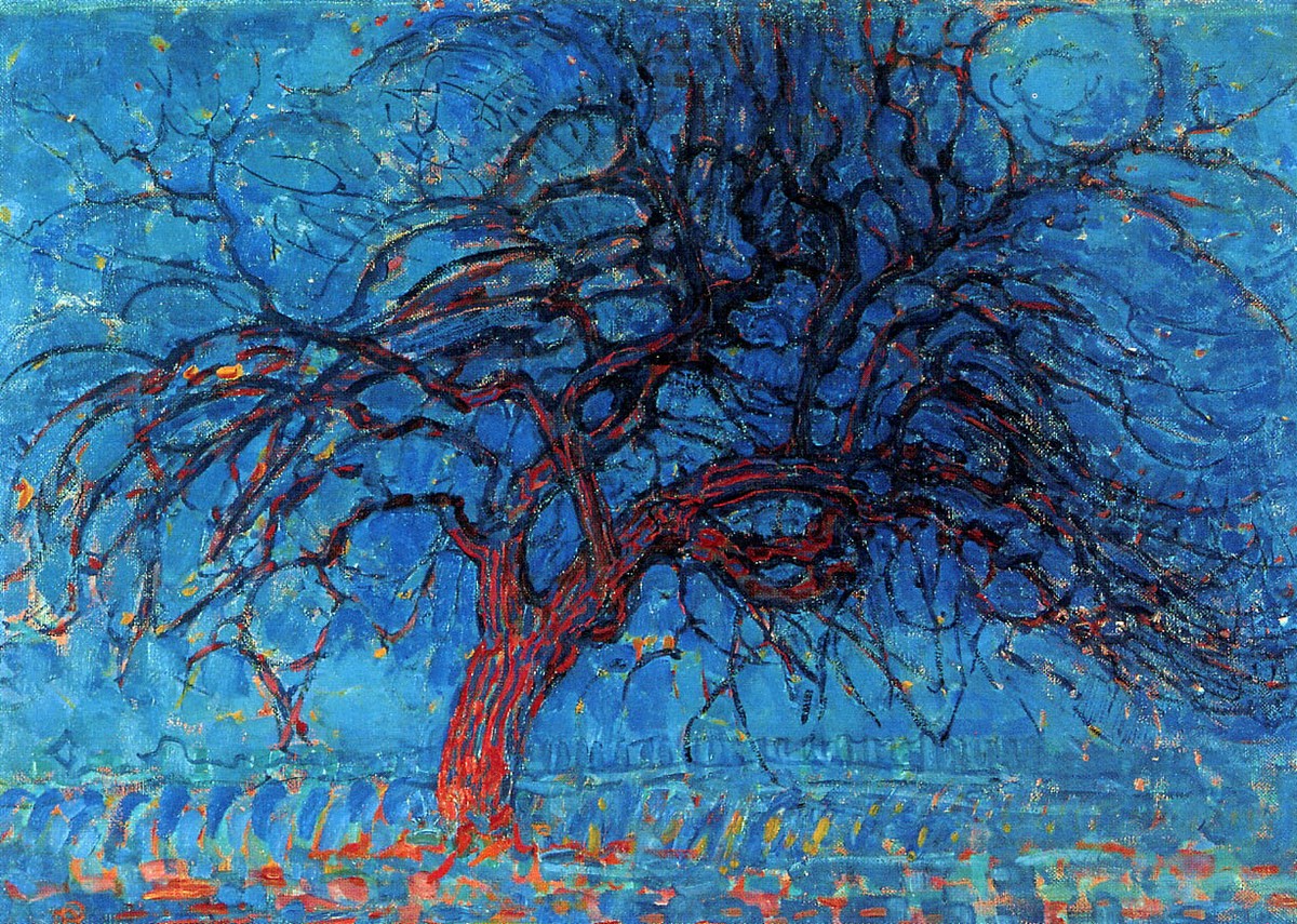 Avond (Evening): The Red Tree by Piet Mondrian