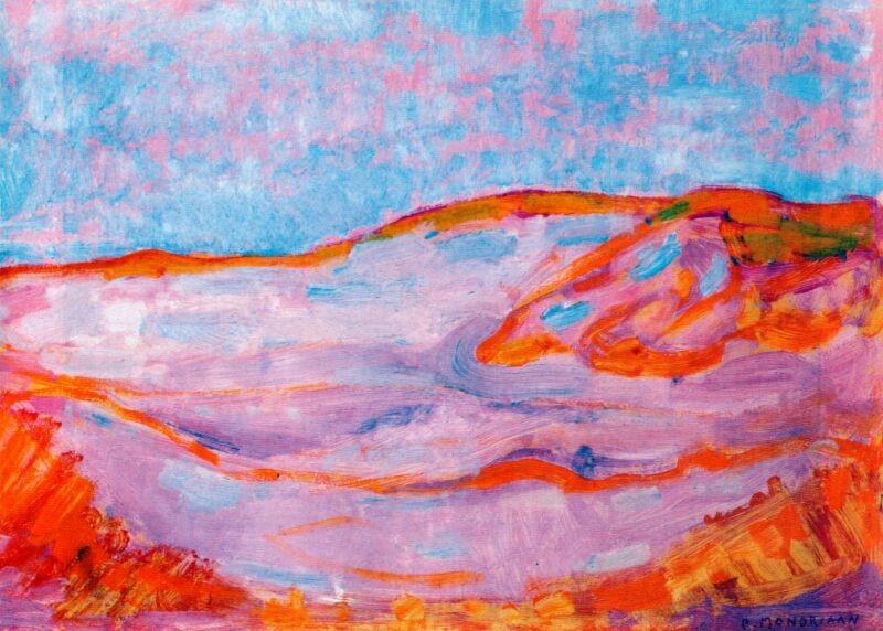 Dune IV by Piet Mondrian