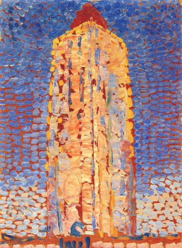 Lighthouse in Westkapelle by Piet Mondrian