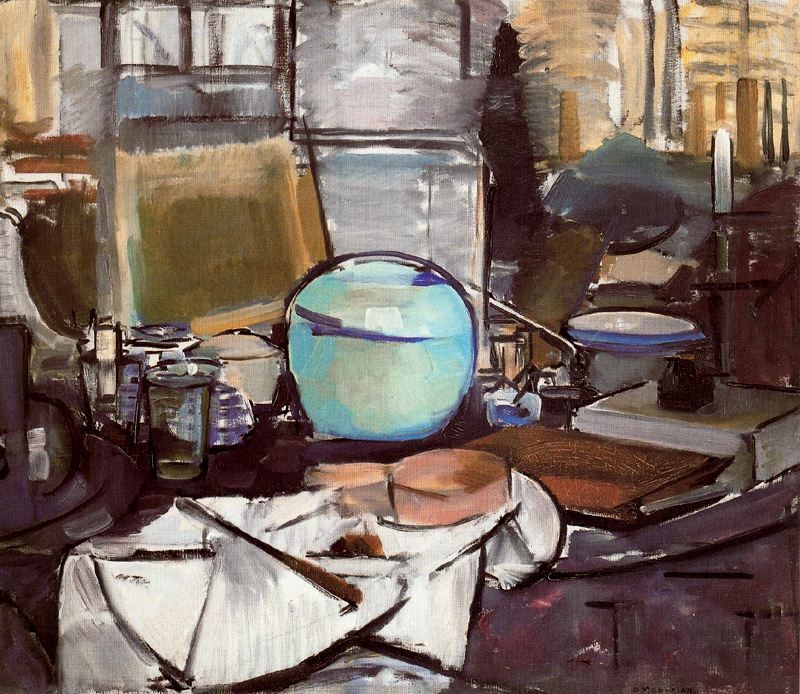Still Life with Gingerpot 1 by Piet Mondrian