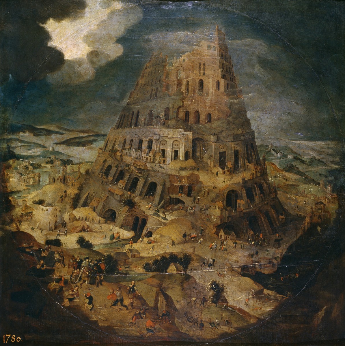 The Tower of Babel ( after Pieter Bruegel the Elder) by Pieter Brueghel the Younger