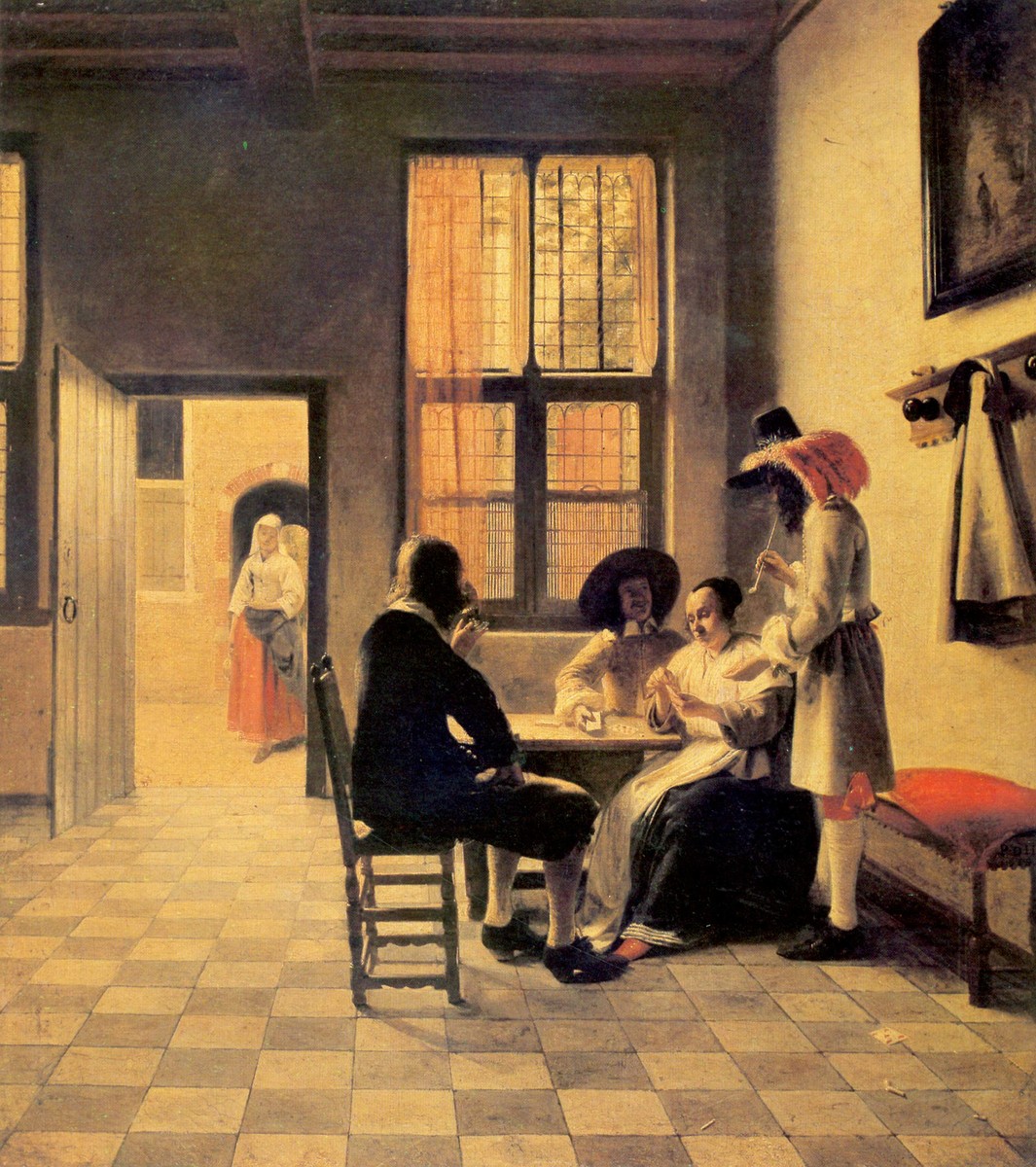 Cardplayers by Pieter de Hooch