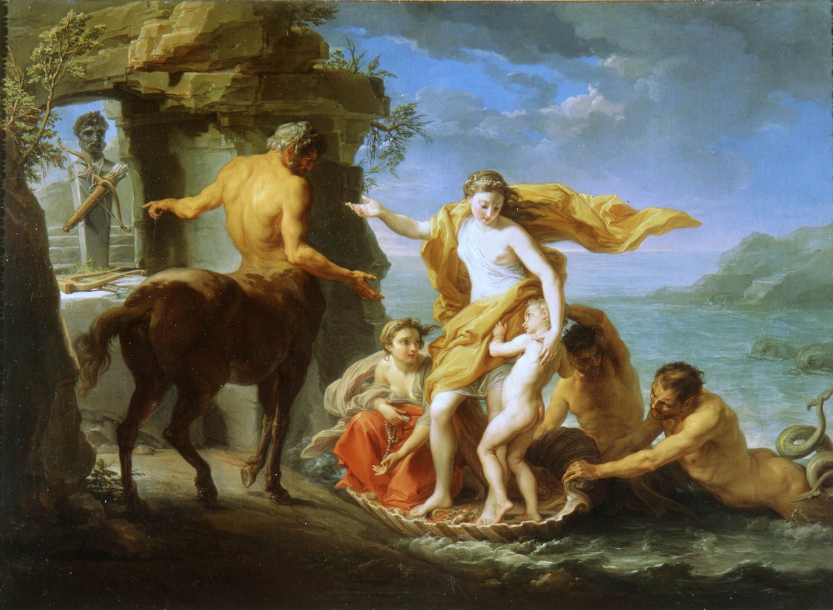 Achille al centauro Chirone by Pompeo Batoni