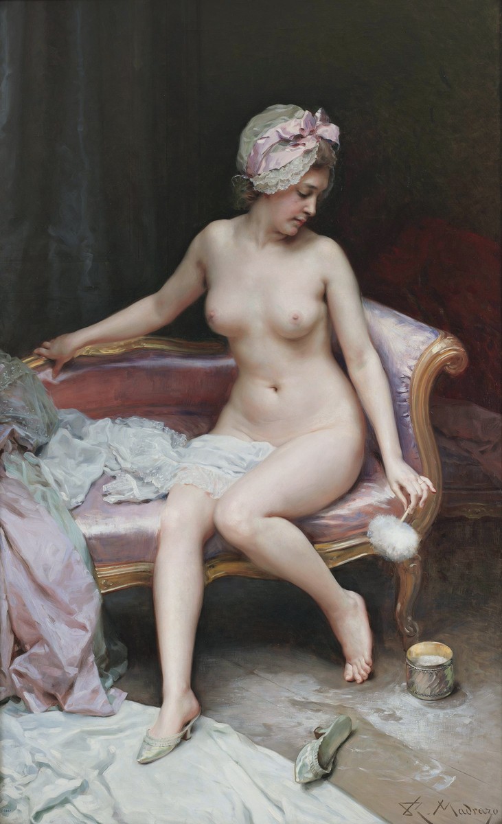 After Bath (nude of a Woman) by Raimundo de Madrazo