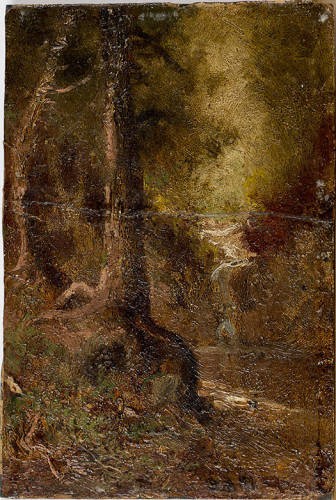 A Woodland Brook b by Ralph Blakelock