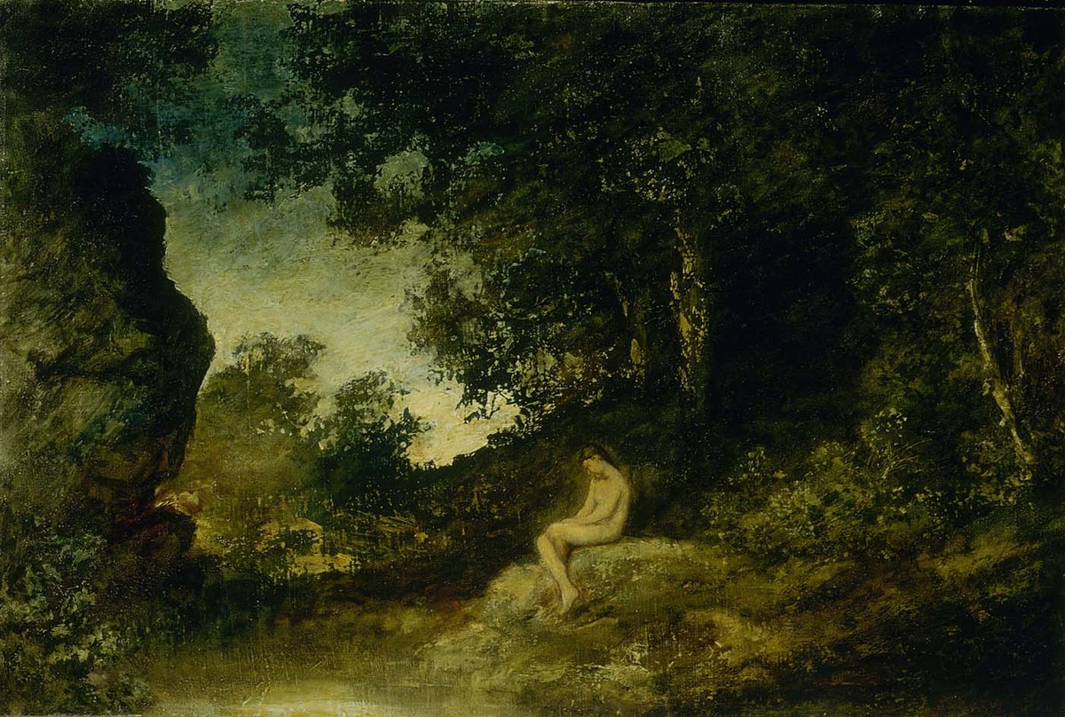 At Nature's Mirror by Ralph Blakelock