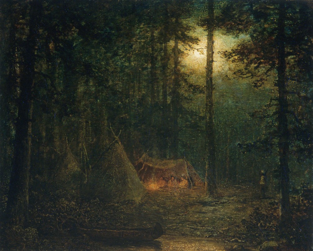 Canadian Indian Hunters by Ralph Blakelock