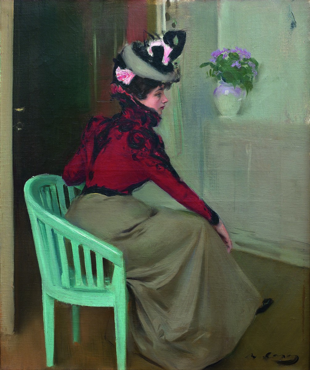 The woman from Paris by Ramon Casas